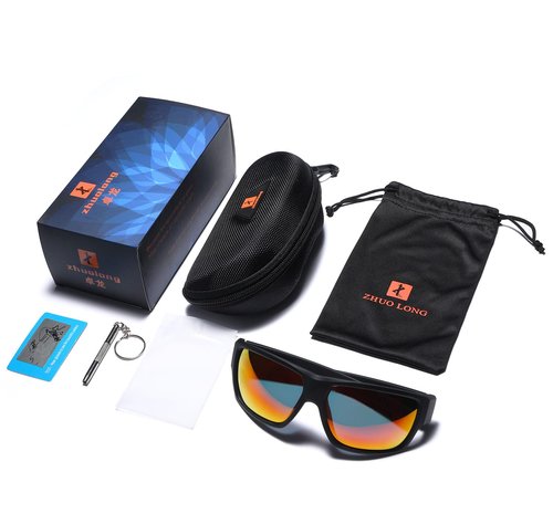 ZHUO LONG Floating Polarized Sunglasses Vintage Style Sun Glasses for Fishing Surfing Kayaking with UV400 Protection