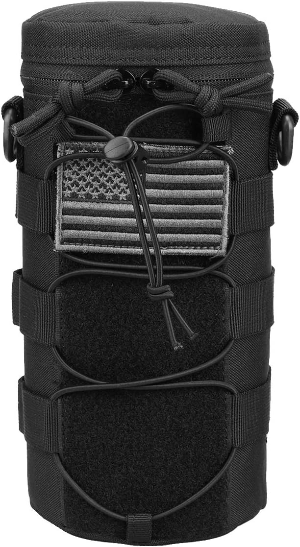AMYIPO Water Bottle Pouch Molle Tactical Holder Storage Bag for 32oz Carrier