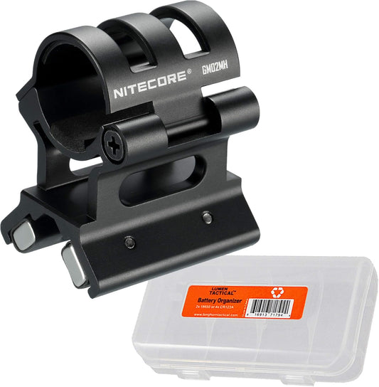 Nitecore GM02MH Quick Detachable Magnetic Mount for Shotgun and Longgun, Fit All 1" Body Diameter Flashlights