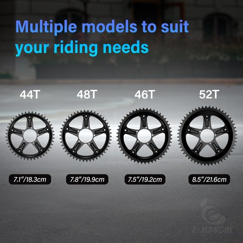 BBS Chainring 44T for BAFANG BBS01 BBS02 BBS01B BBS02B Mid Motor Kit Electric Bike Spare Parts Bicycle Chain Ring