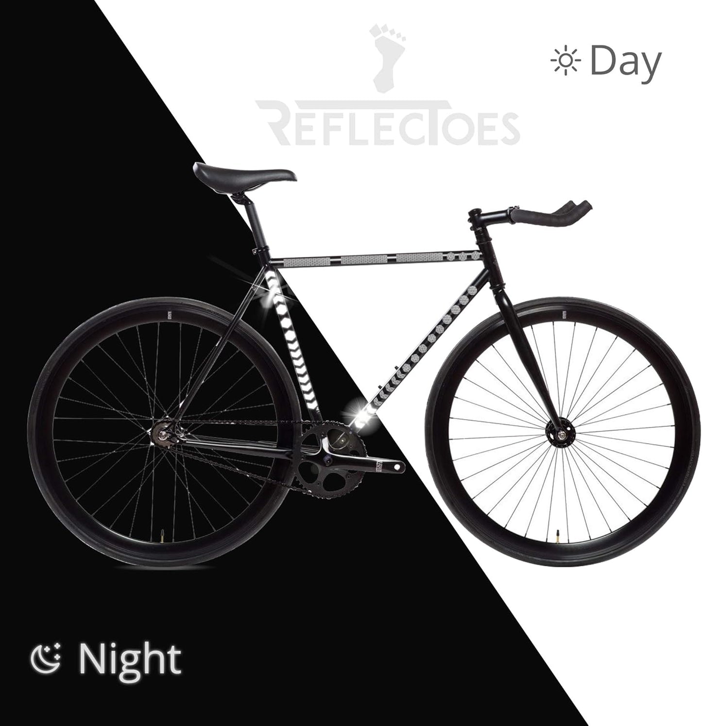330 Reflective Stickers for Hard Surfaces Oval 5 Pack - Bicycle Frame, Helmet, Stroller, Scooter, Pedals - 5 Sheets - 3.5 x 5.5 Inch Sheet - 150 Retro Reflective Stickers 330 Candle Power