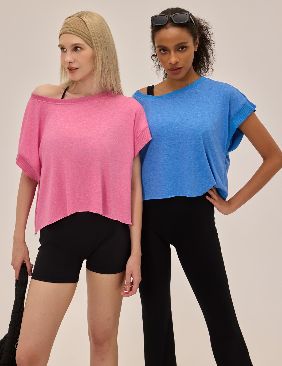 UNIANKIYA Open Back Workout Tops for Women Loose Fit Athletic Crop Tee Short Sleeve Gym Running Yoga Shirt Black
