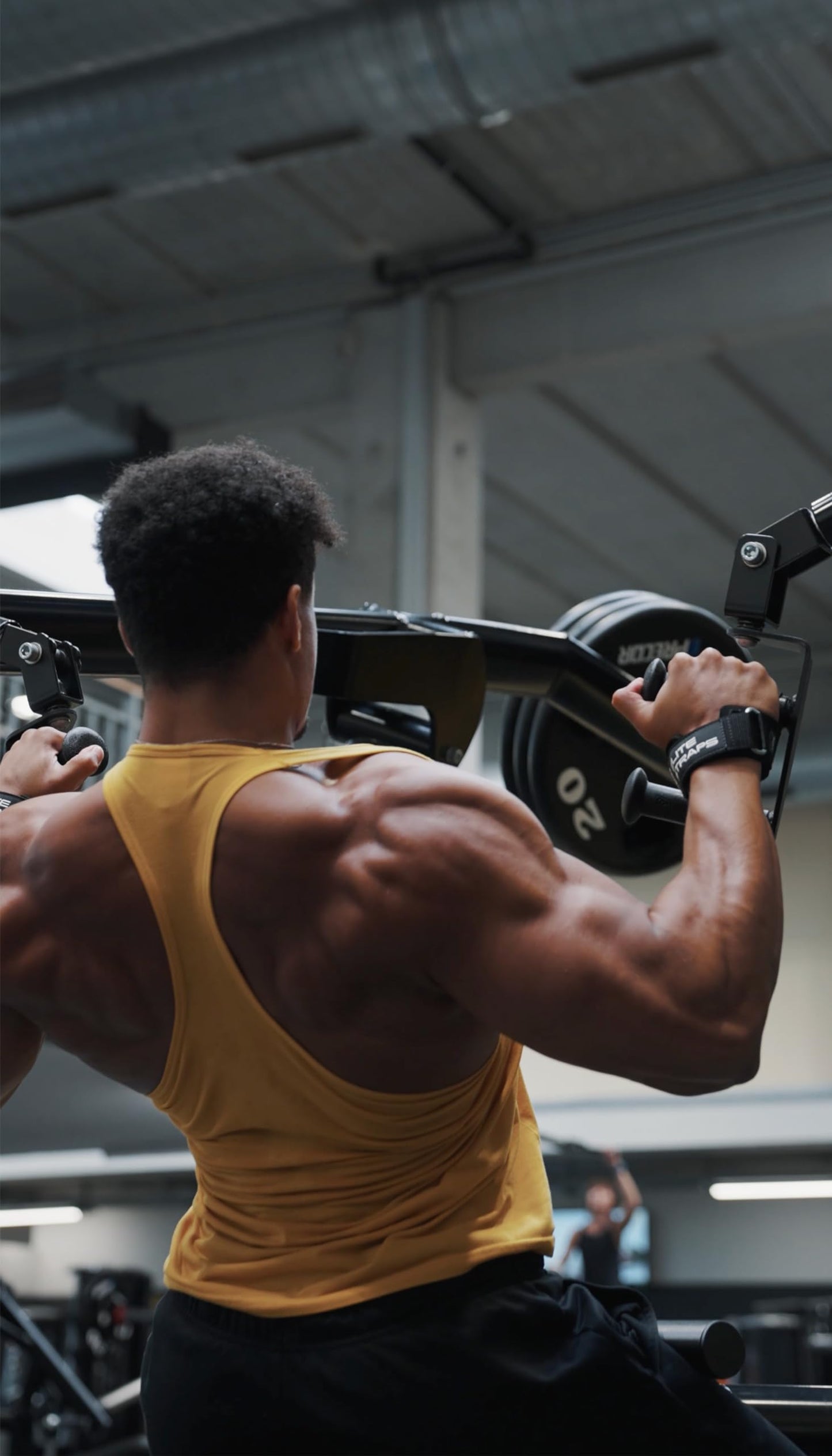 Fitgriff® Elite Straps - Lifting Wrist Straps (Rubber Grips) for Weightlifting, Gym, Workout, Deadlift - Anti-Slip Revolution for Men and Women (Black, S/M)