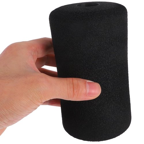 Totority Foam Foot Pads 4 Pcs Fitness Equipment Foam Cover Black Replacement Pads for Leg Extension Machines & Weight Benches (5.31 X 2.95 X 2.95 in) for Enhanced Comfort and Protection