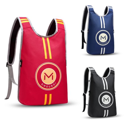 OMOUBOI Lightweight Gym Backpack for Unisex, Small Backpack for Sports, Cycling Backpack for Short Journey, Mini Backpack Fit for Running, Cycling(Red), Medium