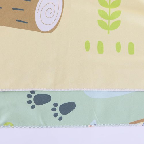Bumkins Throw Blanket Towel, Toddler, Kids and Baby, Travel, Beach, Picnic, Outdoor Indoor Play, Soft, Lightweight, Microfiber Resists Sand and Debris, Reversible, 58in x 58in – Happy Campers