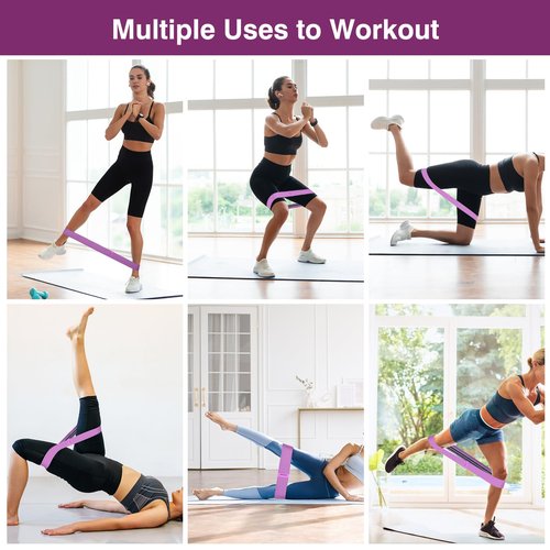 Bynccea Resistance Bands, Resistance Workout Elastic Band for Men and Women Resistance Loop Exercise Band Exercise Workout Bands for Home Fitness, Stretching, Strength Training, Physical Therapy