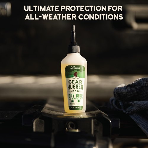 Dry Bike Chain Lube (3.2 oz, Pack of 1) – Eco-Friendly Plant-Based Bike Lubricant – Bike Chain Cleaner, Dry Conditions – No Teflon, No Petroleum, No PTFE
