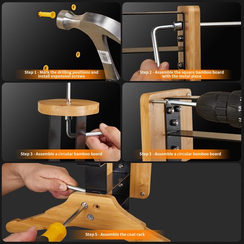 ValuXpro Tactical Gear Stand, Plate Carrier Helmet Stand, Motorcycle Helmet Holder Wall Mount with Hooks,Hanger Rack for Motorcycle Football Cycling Accessories