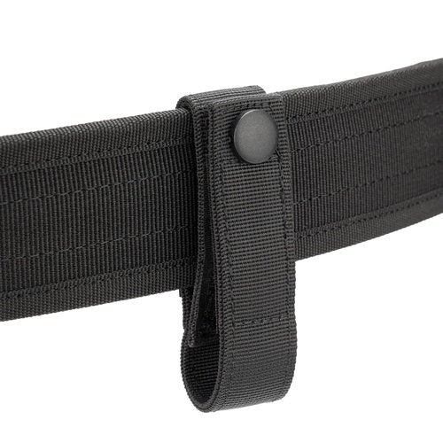TACNEX Handcuff Strap w/Snap Closure Cuff Holder Nylon Keeper Chain/Hinged Cuffs Carrier Quick Release Clip Hook for ASP Handcuff Duty Belt (Nylon Strap with Copper Snap, 1 PCS)
