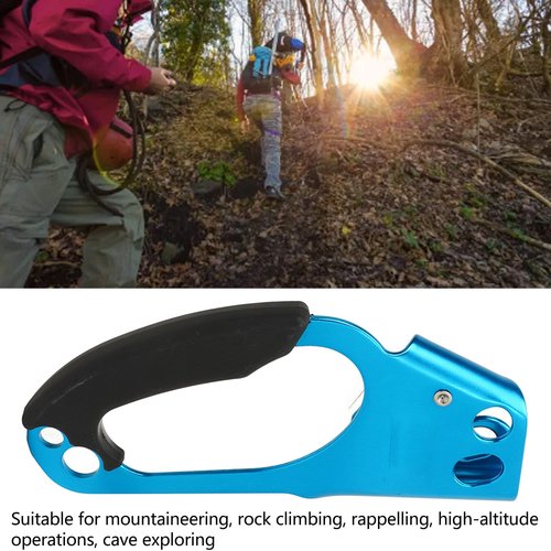 Tyenaza Hand Ascender, Rock Climbing Tree Arborist Rappelling Gear Equipment Rope Clamp for 8‑13MM Rope
