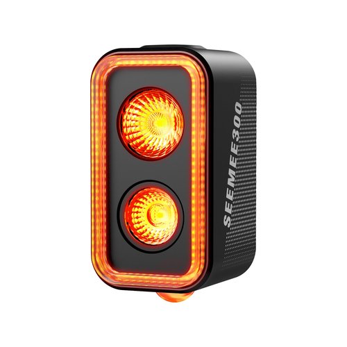 Magicshine SEEMEE 300 Bike Taillight,300 Lumen Bike Tail Light,5 Night & Daytime Modes,Smart Brake Sensor IPX6 Waterproof USB-C Rechargeable Rear Bike Light for Night Riding