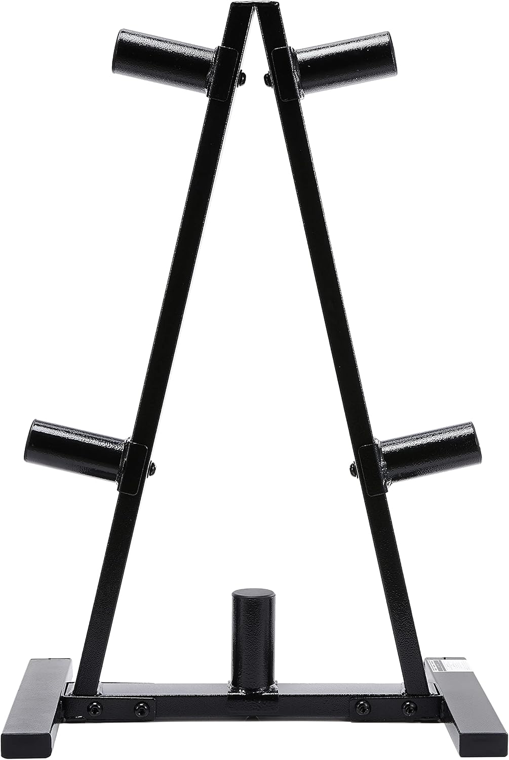 Olympic Plate Rack - CAP Barbell A-Frame Storage for Weight Plates, Dark Gray