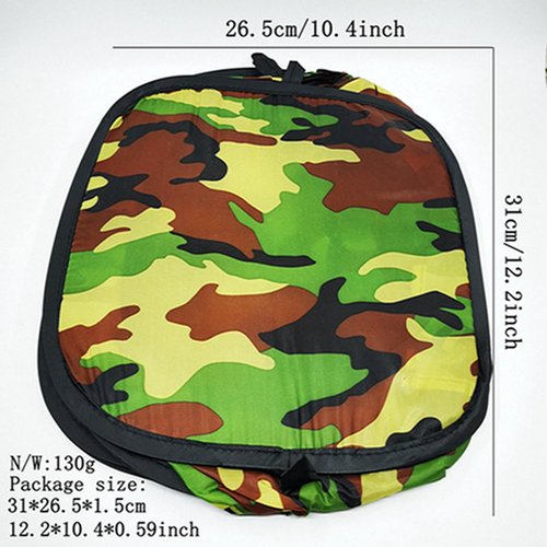 Wingswinmax Foldable Airsoft Target Tent Trap Slingshot BB Trap Net Auto Pop-up Shooting Target Tent BB Target Holder Case-Camouflage