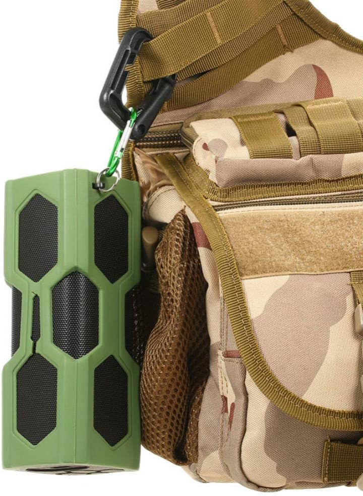 AKOAK 10 Pack Multipurpose Black D-Ring Plastic Buckle Locking Hanging Hooks Backpack Hanging Locks Snap Keychains for Backpack Straps Webbing Paracord Bracelet Outdoor Tool