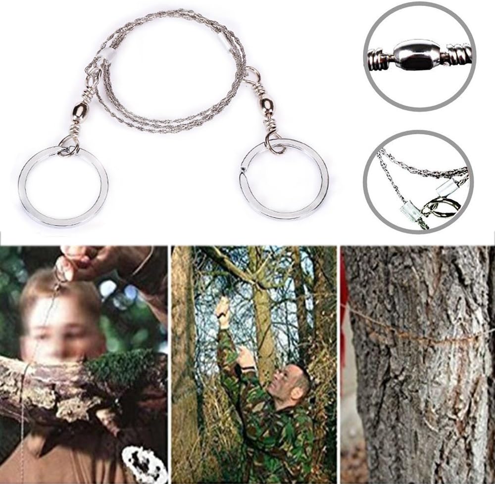 Outdoor Survival Kit 7 in 1,Mini Emergency Survival Gear Small Camping Equipment Pocket Tool Gadgets Stocking Stuffers Ideal for Boys Kids Hiking