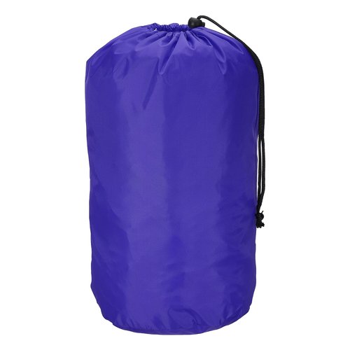 PATIKIL Stuff Sack, 9 x 16 Inch Waterproof Outdoor Storage Sack Portable Drawstring Dust Flap Bag for Camping, Blue