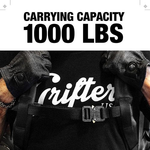 DEFY Sternum Strap | 3"-18" Adjustable Front Straps With Durable, Quick Release Buckle | Replacement Chest Straps for Backpacks | Detachable Strap, Hold Up to 1000 lbs
