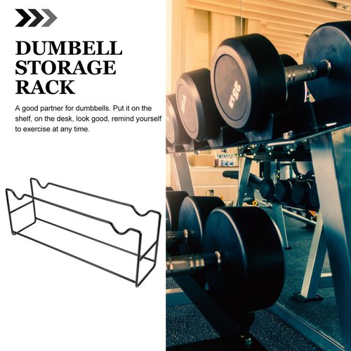 INOOMP Dumbbell Rack Barbell Rack Holder Strength Training Dumbbell Rack Universal Dumbbell Storage Stand/storage Racks Stand Weight Lifting Dumbbell 2In