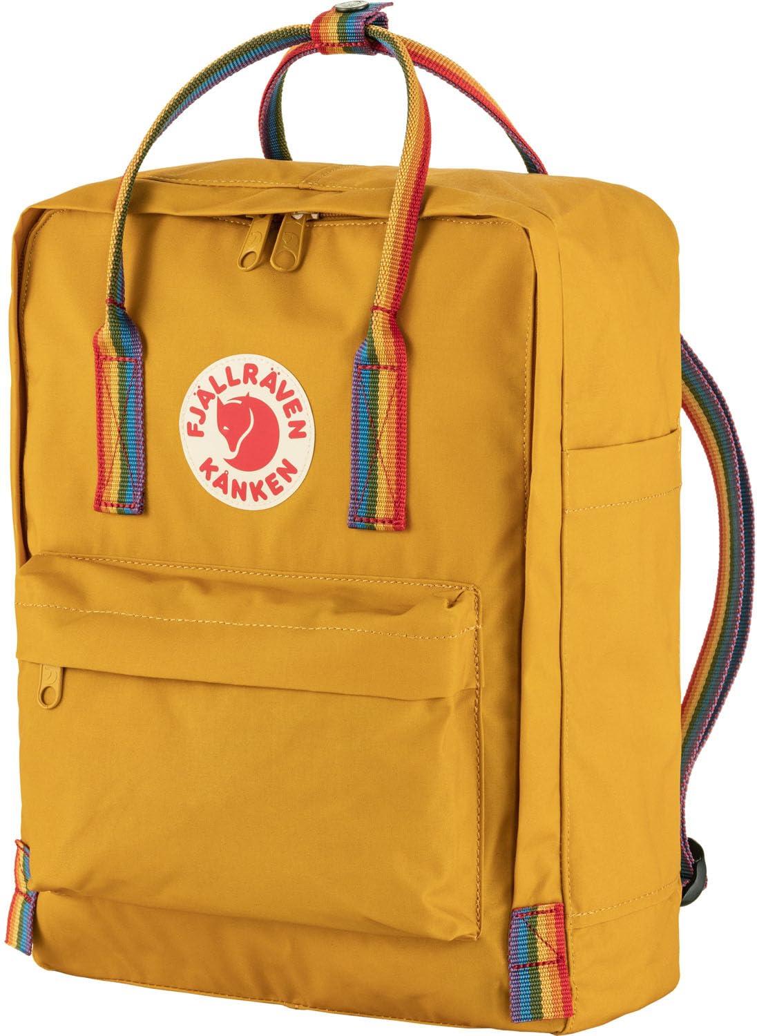 Fjällräven Kanken Rainbow 16L Backpack, Ochre/Rainbow Pattern, One Size