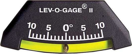 Sun Company Lev-o-Gage II - Marine Clinometer | Fore and AFT Trim Aid | Shatterproof Flex-Tube Design Boat Clinometer