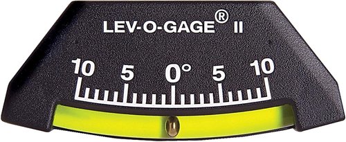 Marine Clinometer Lev-o-Gage II | Shatterproof Flex-Tube Trim Aid for Boats