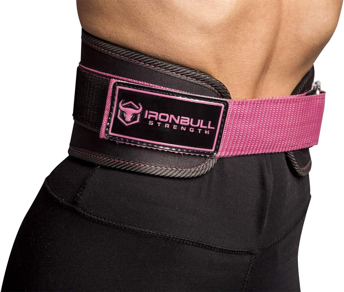 Women Weight Lifting Belt - High Performance Neoprene Back Support - Light Weight & Heavy Duty Core Support For WeightLifting and Fitness