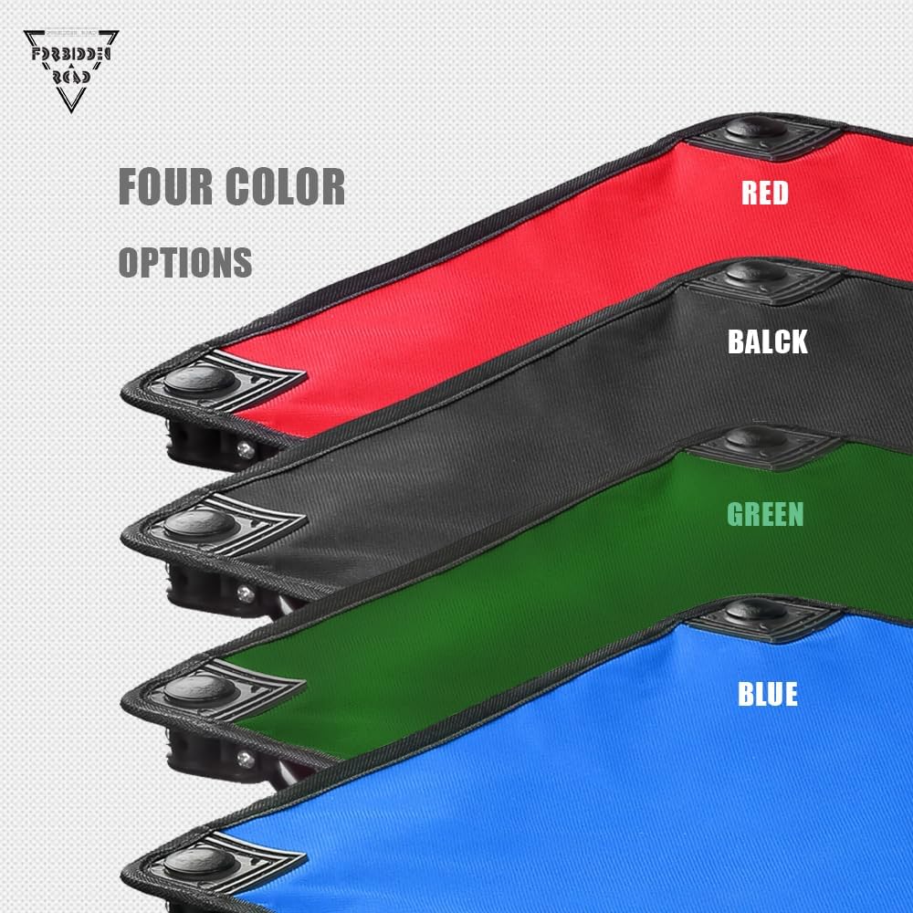 Forbidden Road Camping Stool Portable Footrest for Hiking Fishing Backpacking Beach Travel - Capacity 220lbs (Blue, 14.17 * 11.8 inch)