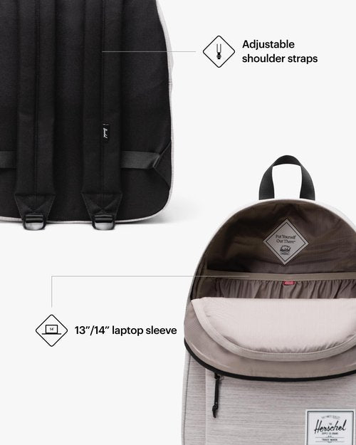 Herschel Classic™ Backpack 11377-01866 Light Grey Crosshatch
