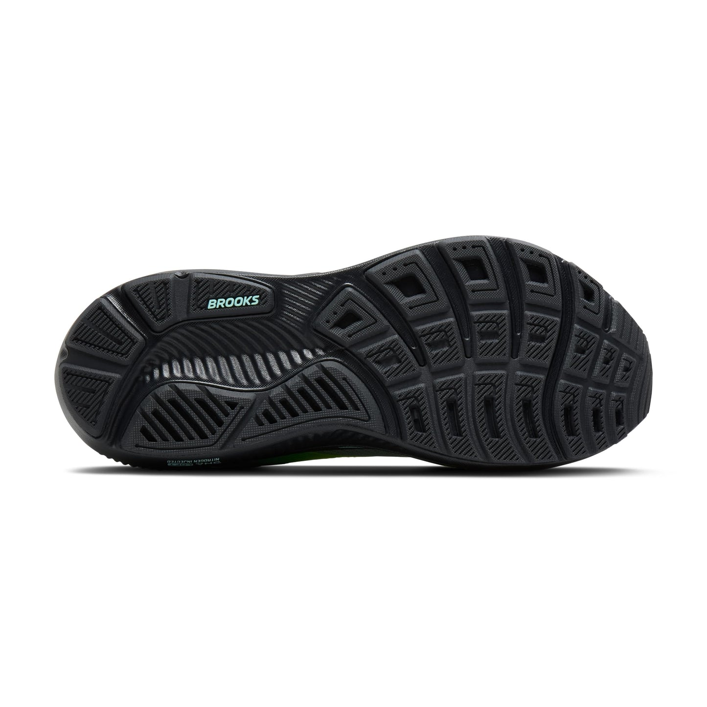 Brooks Men's Ghost 17Sneaker, Gray Mist Yucca Nightlife, 11 US