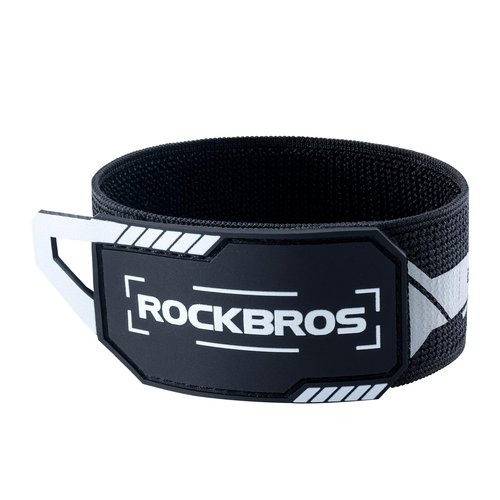 ROCKBROS Bicycle Ankle Leg Strap Cycling Trousers Strap Reflective Wrist Ankle Bind Bands for Jogging Running Gear