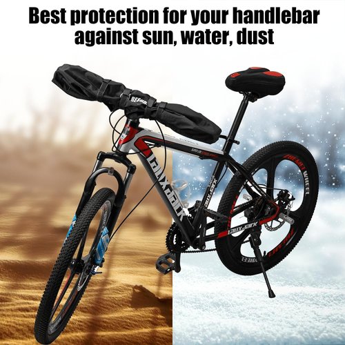 Besudo Ebike Handlebar Cover and Battery Bag and Protective Cover - E-Bike Battery Protection Cover - Ideal Ebike Accessory