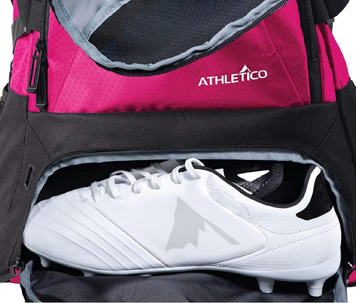 Athletico National Soccer Bag - Backpack for Soccer, Basketball & Football Includes Separate Cleat and Ball Holder