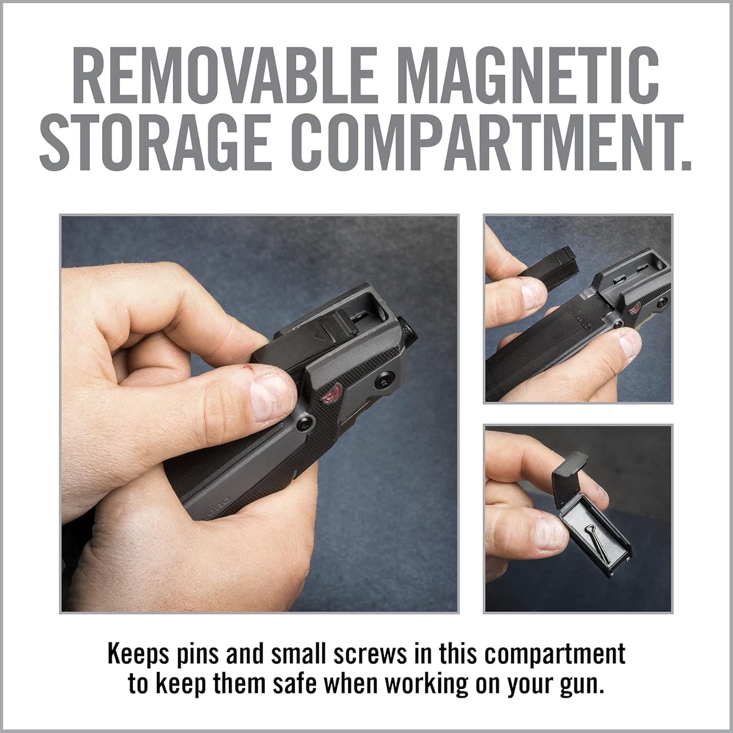 Real Avid Gun Tool Pro, 30-in-1 Gun Multitool for Shotgun & Rifles | Includes Choke Wrench,Bit Driver,Screwdrivers,Allen Set,Turret Tool,Tap Hammer & Files for Gunsmithing