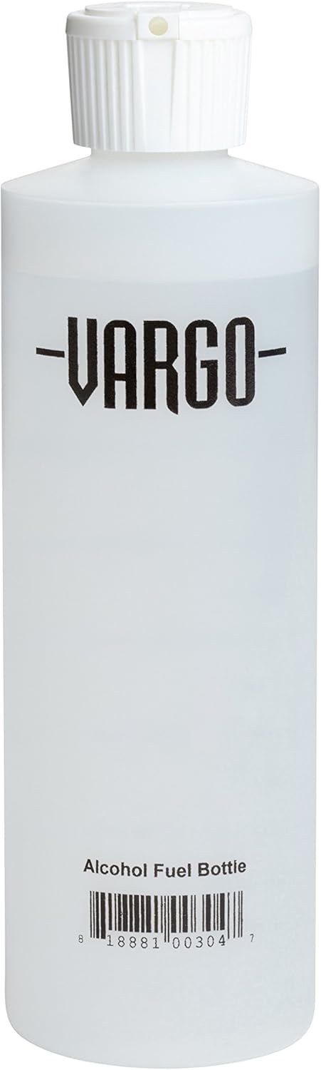Vargo Alcohol Fuel Bottle | 8 oz. Capacity | HDPE Plastic