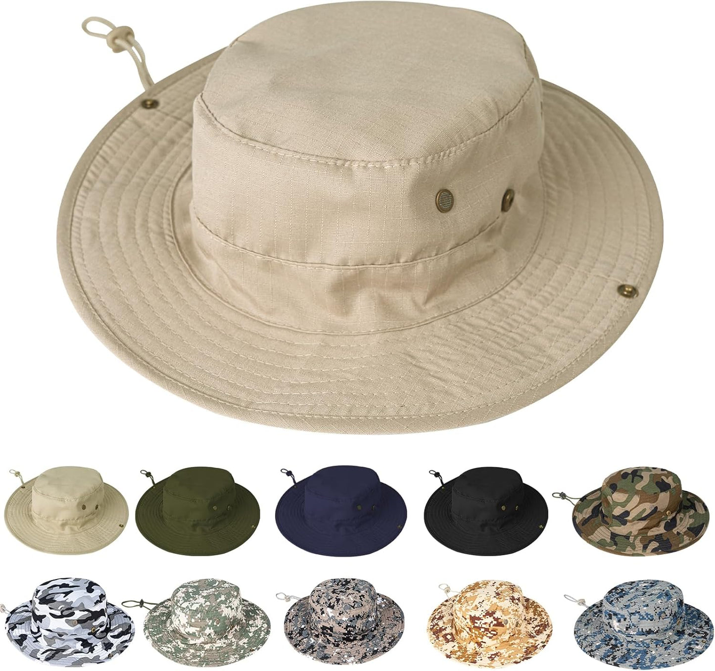 UPF 50+ Sun Hat | Foldable Boonie Hat for Men & Women | Fishing & Hiking