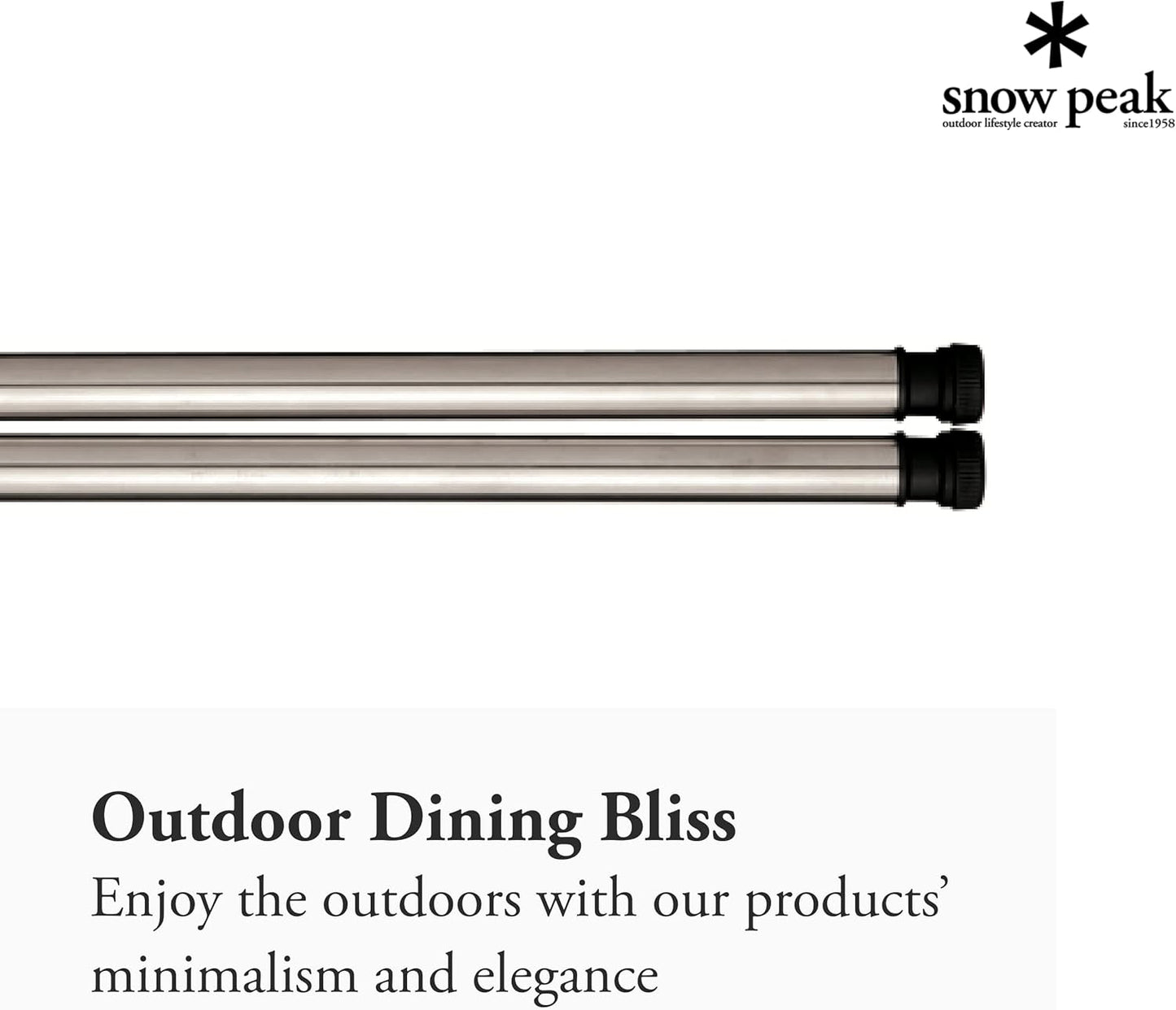 Snow Peak Iron Grill Table 400 Leg Set