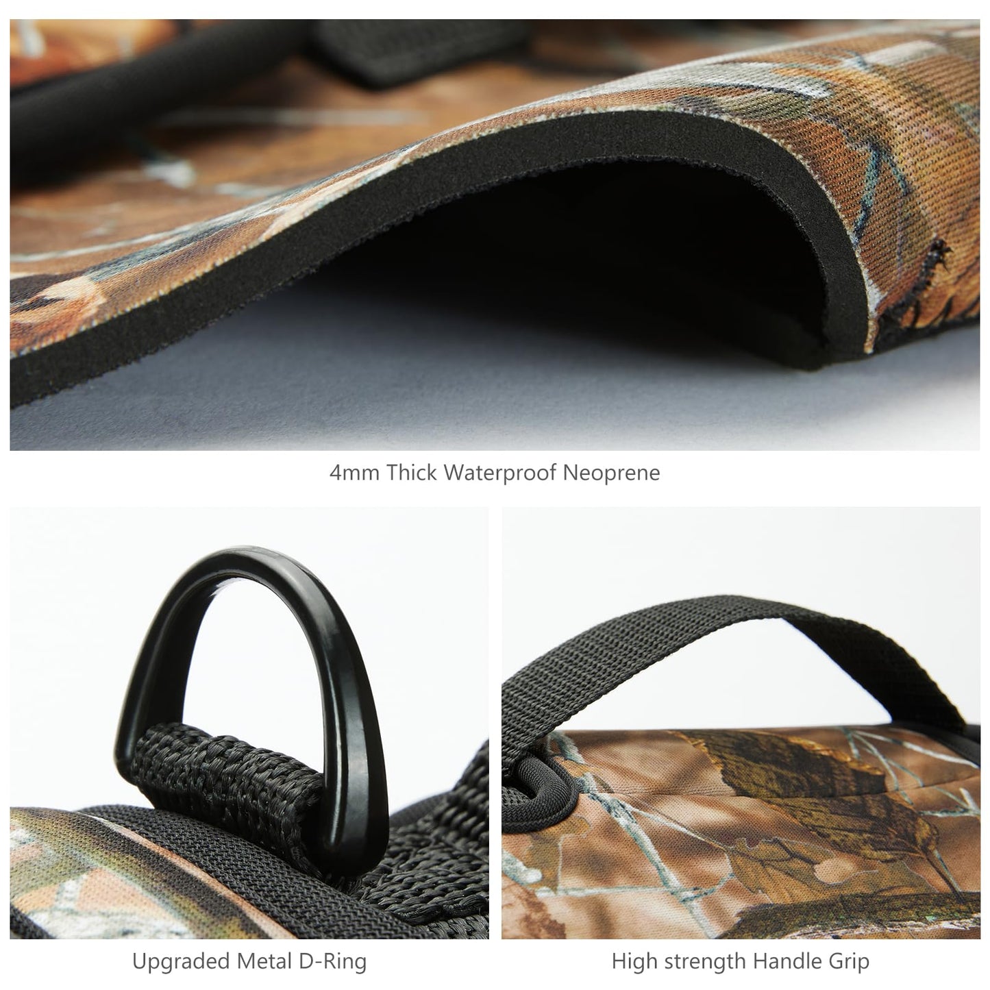 BASSDASH Dog Camo Neoprene Adjustable Hunting Vest Waterproof Chest Protection
