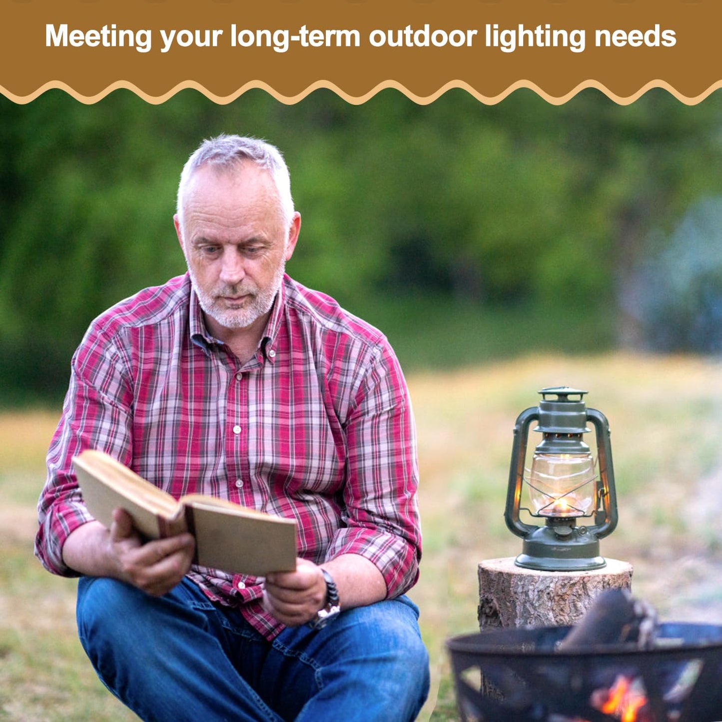 50PCS Propane Lantern Mantles String Tie Lantern Mantles Lantern Cover U-Shape Gas Lamp Mantles for Outdoor Camping Lantern, 7.5 × 10cm