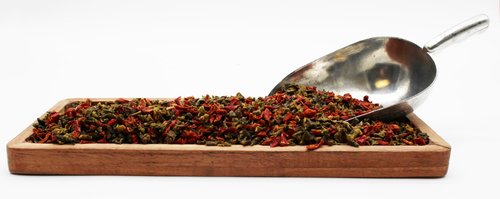 Red & Green BELL Peppers 8 Ounce Bulk Bag-Heat Sealed to Maintain Freshness-Crushed & Dried Spice Seasoning