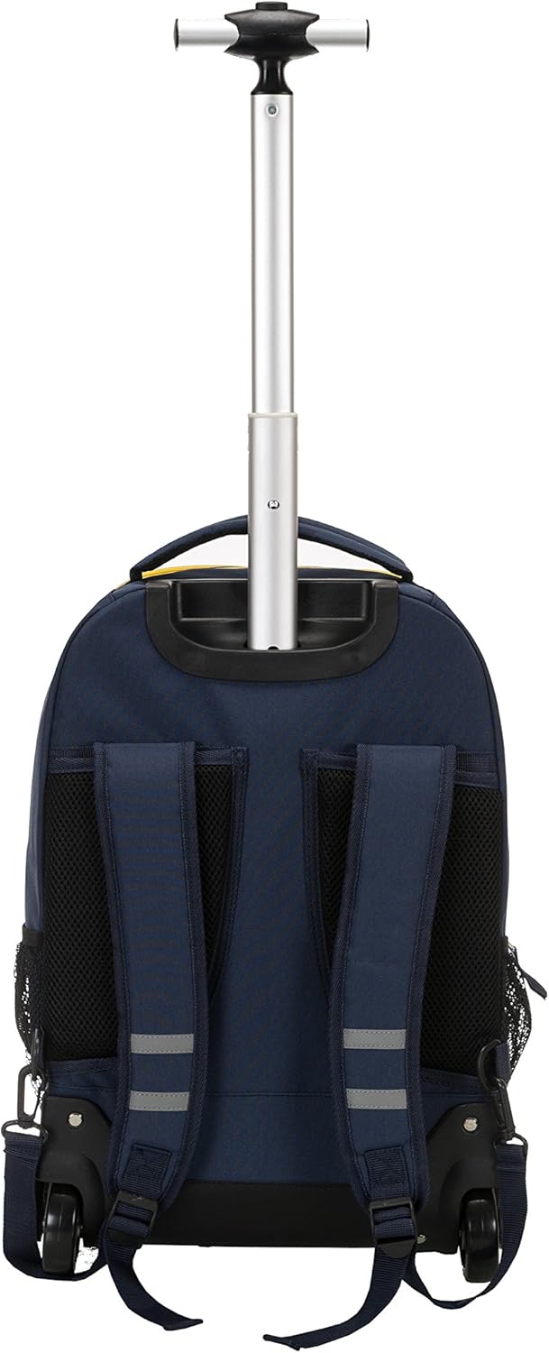 Rockland Single Handle Rolling Backpack, PURPLEPEARL, One Size