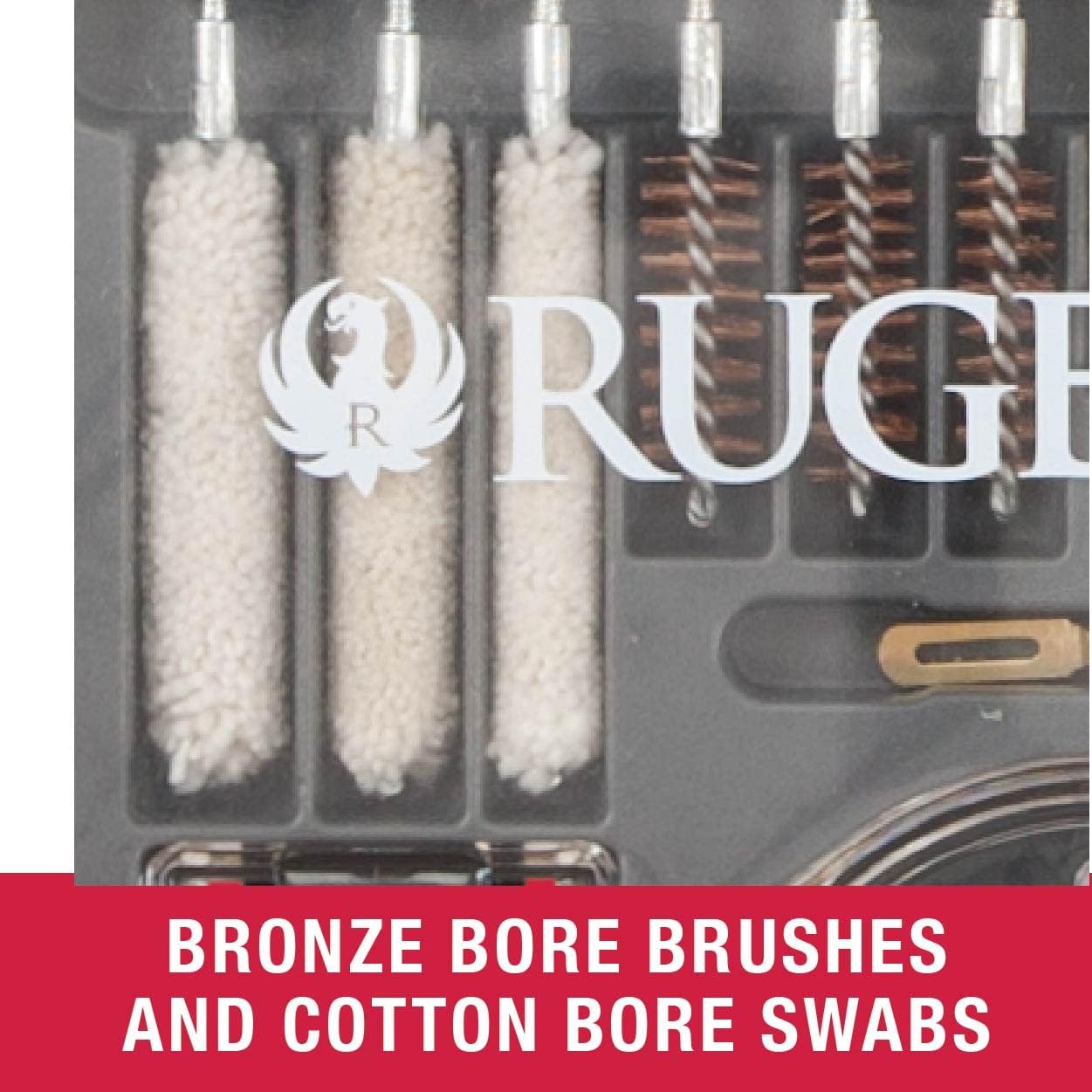 Allen Company Ruger Gun Cleaning Kit with Case – All-in-One Firearm Cleaning & Maintenance Kits for Handguns, Rifles & Shotguns – Basic & Enhanced Kits Available