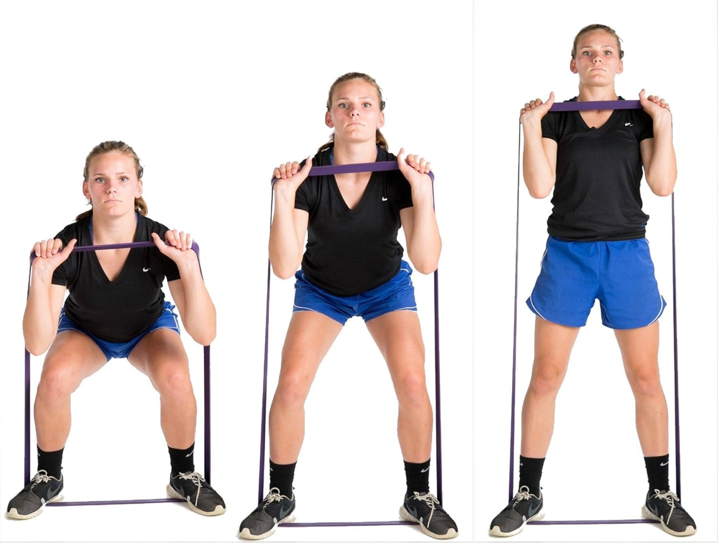 P.R.O. Bands for Basketball Resistance Bands Training (SINGLE Band - 4 Levels to Choose From | Perfect For Improving Dribble Explosiveness, Vertical Jump, Lateral Quickness, Stretching, Strength Train