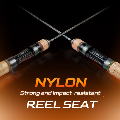 HANDING Magic L Ultralight Casting Rod 4'6'' BFS Fishing Rod for Trout Crappie Bluegill Yellow Perch Sunfish Rock Bass
