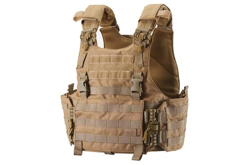 Lancer Tactical Quick Release Medium/Large Airsoft Vest Pouch (Medium, Khaki)