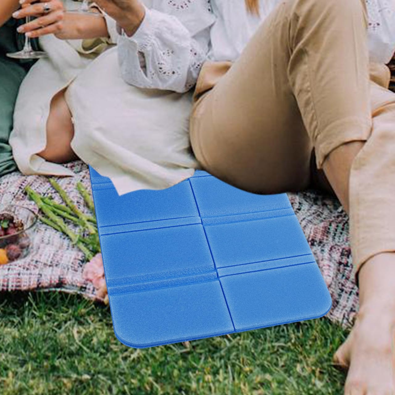 GANAZONO 8pcs Foldable Foam Cushion Folding Mat Camp Seat Cushion Camping Cushion Picnic Mat Camping Mat Waterproof Cushion Xpe Cushion Picnic Blanket Cushion for Picnic