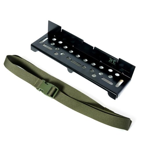MT Military Alice Pack Frame Cargo Support Shelf with Adjustable Lashing Strap for Army Rucksack with Frame Type II- OD