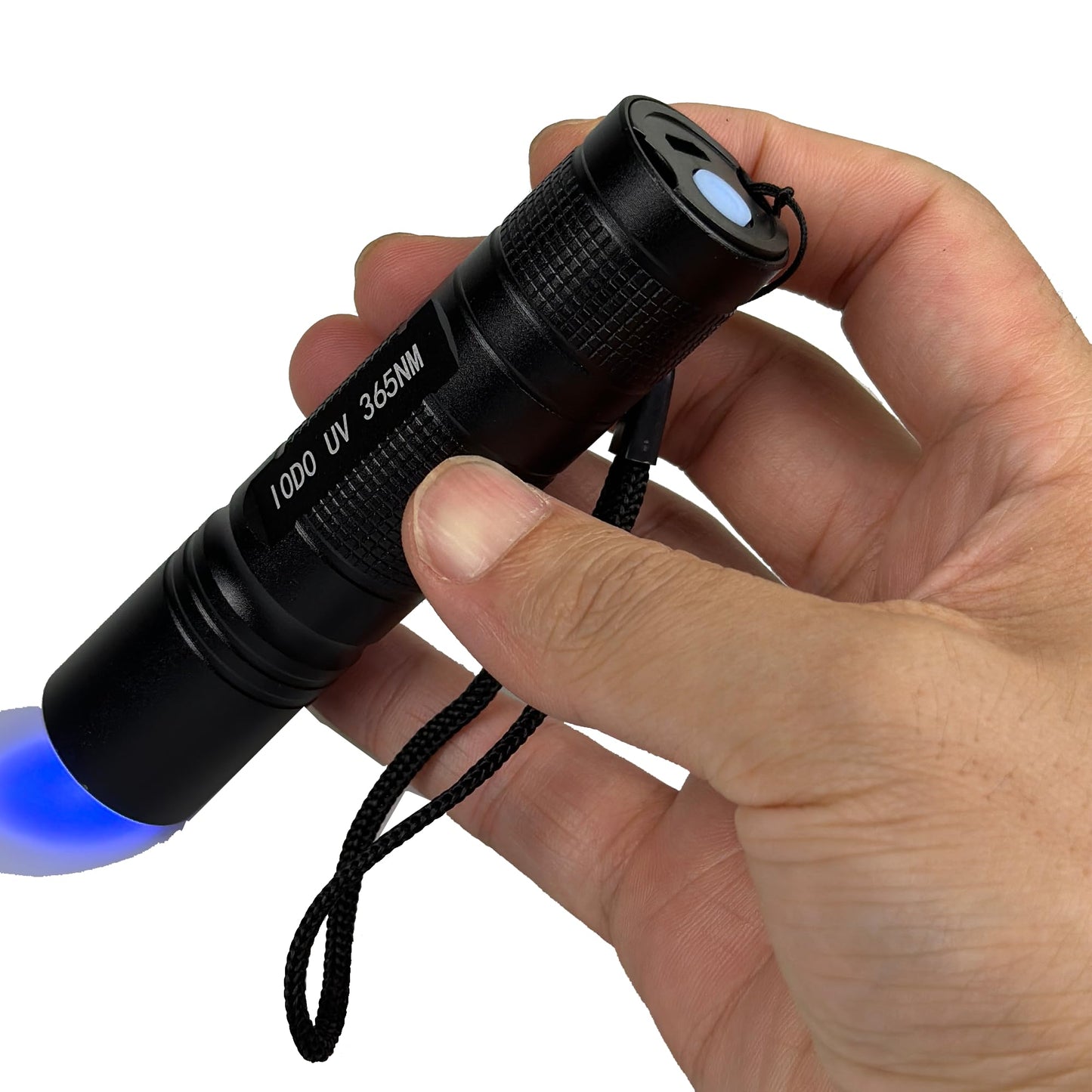 I0DO Uv Flashlight for Rocks and Minerals,Crystals Stones,Agates,Gemstones,Gems,Uranium Glass,Jade Appraisal Light High Power Short Wave/Long Wave 365nm (365 Nm Uv Flashlight)