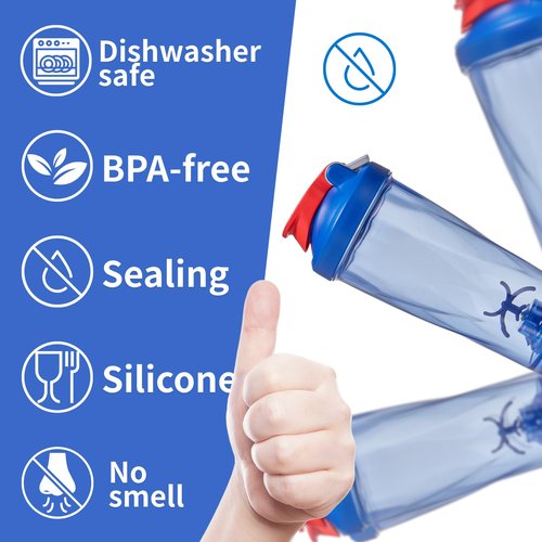 YINORD 3PCS Mixer Cup Gasket Replacement Parts for 24 oz Vortex Portable Mixer Cup, Shaker Bottle Water Bottle Leakproof Silicone Gasket, Compatible with VOLTRX Premium Electric Protein Shaker Bottle