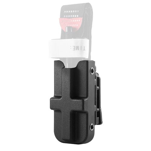 Tourniquet Holder by Tilcare - Tourniquets Medical Case with Tactical Belt Clip Attachment and 3 Adjustable Screws for 1.5" to 2.25" Duty Belts, First Aid C-A-T® Tourniquet Kit